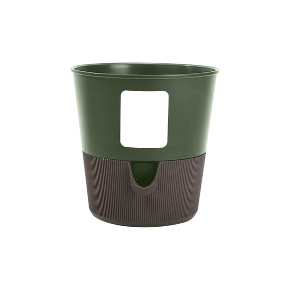 Leodye 1PCS Water Absorbent Root Control Plant Pot Detachable Plastic Planter Simple Design Cultivation Container for Pothos Indoor Green Plant Growing -4.92x4.92in