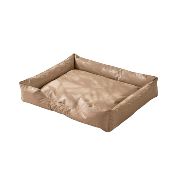 Leodye 1PCS Water Repellent Fabric Pet Bed with Anti-Slip Dots, All Season Sleeping Mat fors and Small s -19.69x15.75x3.94in