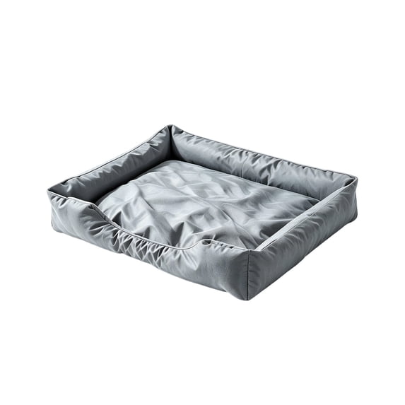 Leodye 1PCS Water Repellent Fabric Pet Bed with Anti-Slip Dots, All Season Sleeping Mat fors and Small s -19.69x15.75x3.94in