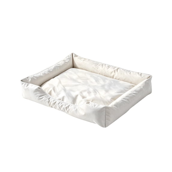 Leodye 1PCS Water Repellent Fabric Pet Bed with Anti-Slip Dots, All Season Sleeping Mat fors and Small s -19.69x15.75x3.94in