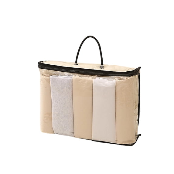 Leodye 1PCS Waterproof Dustproof PVC Clear Zipper Storage Bag Visible Organizer for Clothes Quilts Bedding Household Wardrobe Packing -15.75 × 11.81 × 5.91 in