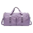 thumbnail image 1 of Leodye 1PCS Waterproof Gym Duffel Bag for Women Men with Shoe & Wet Clothes Compartments Sports Travel Workout Bag -19.3x9.3x8.6in, 1 of 7