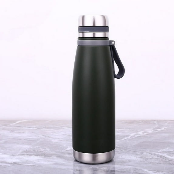 Leodye 1PCS Wide Mouth thermal Bottle - Insulated Container for Hot & Cold Drinks, Coffee & Water -10.23*2.95IN