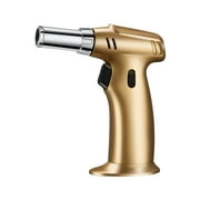 Leodye 1PCS Windproof Metal Lighter - Direct Flame, for Outdoor Barbecue & Kitchen Baking -4.5*5IN