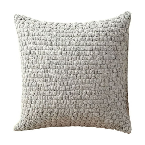 Leodye 1PCS Winter Corduroy Pillowcase Soft Decorative Home Living Room Bedroom Terrace Sofa Cushion Cover -17.72x17.72in