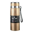 thumbnail image 1 of Leodye 1PCS Winter Portable Rope Insulation Cup -800mL Vehicle Mounted Stainless Steel Insulated Vacuum Water Bottle for Metal Leak Proof -11.02*3.14IN, 1 of 9