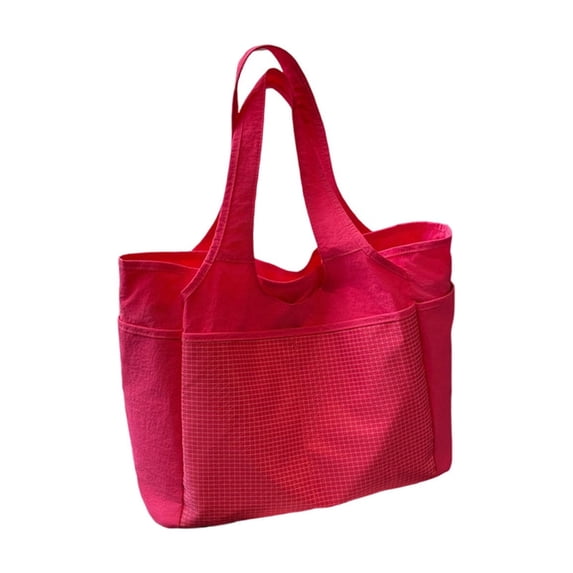 Leodye 1PCS Women Large Capacity Casual Tote Shoulder Bag, Multi-Pocket Handbag with Wet Dry Separation for Gym Shopping Daily Travel -18.11 × 12.2 × 6.29 in