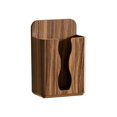 thumbnail image 1 of Leodye 1PCS Wood Grain No Drill Wall Mount Storage Box Multifunctional Holder for Mobile Phones Remotes Practical Household Wall Desktop Organizer -4.13x2.76x1.38in, 1 of 7
