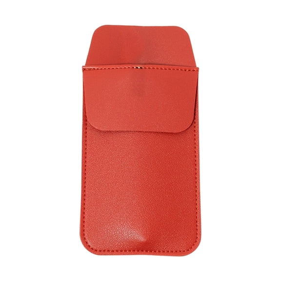 Leodye 1PCS large Capacity Leather Pen Pouch, Leak-proof & Durable, Portable Pen Sleeve for Nurses, Medical Staff and Students -3.15 * 6.3 inches