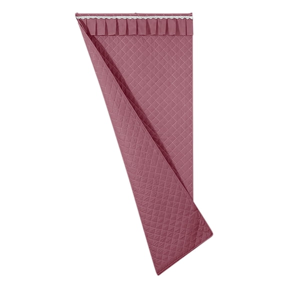 Leodye 1PCS thermal Insulated Door Curtain Thickened Windproof Fabric Blocks Cold Keeps Warm for Home Winter Use -35.43 × 74.80 inch