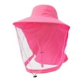 thumbnail image 1 of Leodye 1Pack Mosquito Head Net Bee Hat with Face Cover Hidden Net Mesh Hat Protecting Sun Fishing Hat-9.84*23.62in, 1 of 4