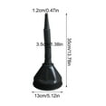 thumbnail image 1 of Leodye 1Pcs Automotive Funnels Set, Wide Mouth Fuel Funnels, Plastic Long Neck Oil Funnel, Flexible Right Angle Funnels-5.12*13.78IN, 1 of 9