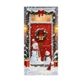 thumbnail image 1 of Leodye 1Pcs Christmas Door Cover Decorations Front Door Backdrop Banner Merry Christmas Hanging Cover Xmas Knot Photography for Indoor Outdoor Party, 1 of 6