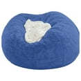 thumbnail image 1 of Leodye 1pc Chair Cover Large Circular SoftFluffy Comfortable Velvet Sofa Cover for Living Room Bedroom office Home Decoration ONLYCover NO FILLER-53.1*25.5IN, 1 of 3