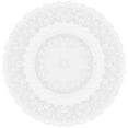 thumbnail image 1 of Leodye 1pcs 70" Premium Lace White Round Tablecloth for Banquet Party Wedding Event Home Decoration, 1 of 4