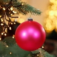 thumbnail image 1 of Leodye 1pcs Christmas Ball Ornaments,6" Plastic Extra Large Solid Outdoor Plastic Ball with Hanging String Ideal for Christmas Window Layout Home Fireplace Wreaths Holiday Must-Have, 1 of 7