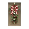 thumbnail image 1 of Leodye 1pcs Christmas Door Cover Doors Decorations Christmas Ball Door Cover Front Doors Decorations for Xmas New Year Holiday House Porch Sign Supplies- 35.43 * 70.87in, 1 of 6