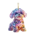 thumbnail image 1 of Leodye 1pcs Colorful small animal series car ornaments Christmas home decoration pendants , Christmas Tree Hanging Decorations-3.14 in, 1 of 6