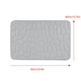 thumbnail image 1 of Leodye 1pcs Cotton Bath Mat,Ultra Thin Bathroom Rugs,No Slip Bath Rugs,Quick Dry,Machine Washable,Low Pile,Absorbent,Shower Outside,Sink,Home Decor Accessories-23.6*15.75in, 1 of 3