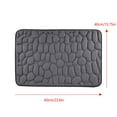 thumbnail image 1 of Leodye 1pcs Cotton Bath Mat,Ultra Thin Bathroom Rugs,No Slip Bath Rugs,Quick Dry,Machine Washable,Low Pile,Absorbent,Shower Outside,Sink,Home Decor Accessories-23.6*15.75in, 1 of 3