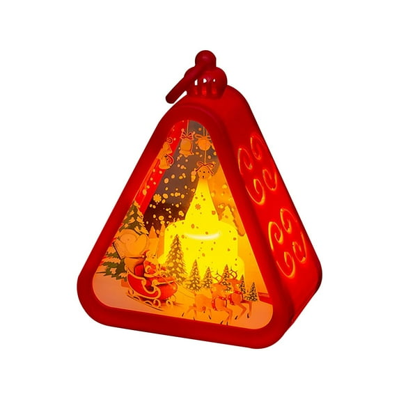 Leodye 1pcs Outdoor Snowflake Decorations Solar Lantern with Candle Lights Flickering Flame Hanging Garden Light Solar Lamp Decorative for Lawn Porch Tree Yard Christmas