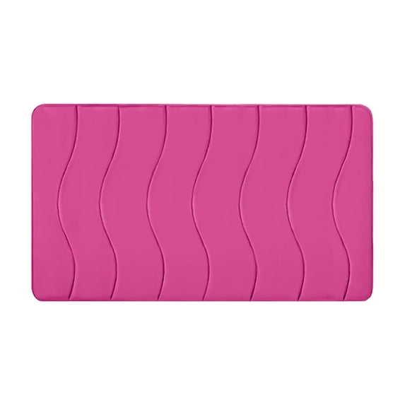 Leodye 1pcs Rubber Bath mats Quick-Drying Non-Slip Bathroom mat Super Absorbent Bath mat Instant Dry Bath mat, Bathroom Rug in Front of the Kitchen Sink, Shower Room-16x24in