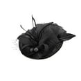 thumbnail image 1 of Leodye 1pcs Tea Party Accessories for Women Hats for Women - Vintage Tea Party Outfit Headband Church Derby Hat for Women -7.87inch, 1 of 6
