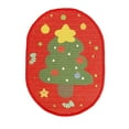 thumbnail image 1 of Leodye 1pcs Vertical Wall Pasting Christmas Tree Sisals Scratching Board Christmass Toys-21.6 * 14.9 * 0.3 in, 1 of 6