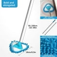 thumbnail image 1 of Leodye 1pcs Wall Cleaner Mop with Long Handle, 360° Wall Washer Cleaner Tool for Walls/Ceiling Fans/Dust/Baseboard/Floors Clean, Ceiling Cleaner Tool Duster -59*6.3in, 1 of 2