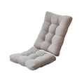 thumbnail image 1 of Leodye 2-Piece Suede Folding Cushion Set - for Recliners & Rocking Chairs-21.25x16.92+16.92x16.92in, 1 of 6