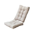 thumbnail image 1 of Leodye 2-Piece Suede Folding Cushion Set - for Recliners & Rocking Chairs-21.25x16.92+16.92x16.92in, 1 of 6