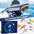 Leodye 2025 Fishing Advent Calendar, Fishing Lure Christmas Countdown