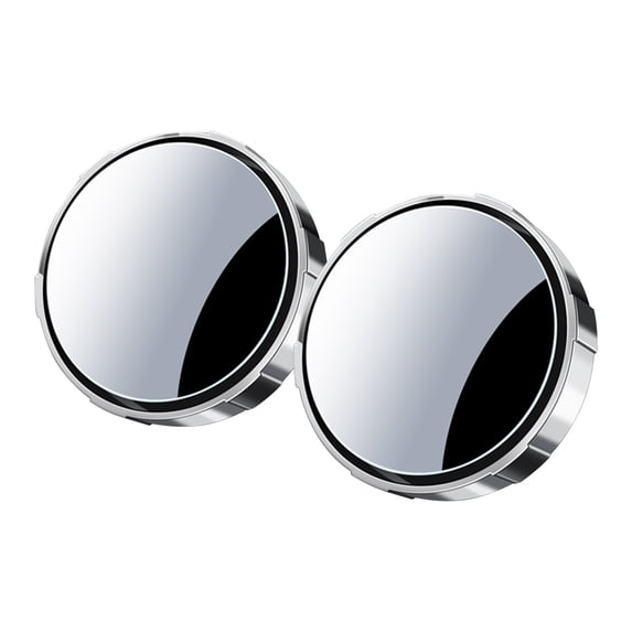 Leodye 2PCS Car Blind Spot Mirror, 360° Rotatable Wide Angle Rearview Mirror, Suction Cup Round Convex Mirror for Safe Reversing -2.2IN
