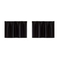 thumbnail image 1 of Leodye 2PCS Double-sided Matte Half Curtain, Waterproof Sunshade Pole Hanging Design, Decorative Door Curtain for Kitchen Sink Cabinet -16*34in, 1 of 6