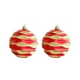 thumbnail image 1 of Leodye 2PCS Festive Ornaments Littery Christmas Decor HolidayTree Decorations ChristmasTree Ornaments Festive Home Decor-3.14in, 1 of 6