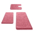 thumbnail image 1 of Leodye 3 Piece Memory Foam Bathroom Rug Set Soft Non-Slip Absorbent Bath Mats for Bathroom Laundry Room and Home Decor -15.7x31.4in,15.7x23.6in,15.7x19.6in, 1 of 8