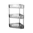 thumbnail image 1 of Leodye 3-Tier Kitchen Spice Rack , Standing Rack,Triangle Bathroom Countertop Storage Shelf , Stackable Cabinet Organizer , Kitchen Counter Shelf , Corner Spice Rack -18.31x13.58in, 1 of 6