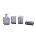 thumbnail image 1 of Leodye 4 Piece Bathroom Accessory Set Soap Dispenser/Toothbrush Holder/Tumbler/Soap Dish Home Bathroom Complete Shower Organizer Set, 1 of 8