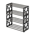 thumbnail image 1 of Leodye 4 Tier Small Shoe Rack, Narrow Stackable Shoe Storage Organizer Shelf for Closet Floor Entryway Bedroom, Space Saver Shoe Rack Organization Shelves-20.31x17.91x7.87in, 1 of 8