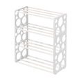 thumbnail image 1 of Leodye 4 Tier Small Shoe Rack, Narrow Stackable Shoe Storage Organizer Shelf for Closet Floor Entryway Bedroom, Space Saver Shoe Rack Organization Shelves-20.31x17.91x7.87in, 1 of 9