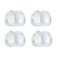 thumbnail image 1 of Leodye 4PCS Transparent Table Edge Protector Stickers, Anti-collision Corner Guard Pad, Safety Bumper for Desk Table Edge Protection -1.2*1.2IN, 1 of 7