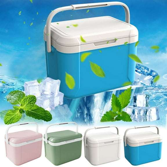 Leodye 5 Liter Camping Cooler - Hard Ice Retention Cooler Lunch Box - Portable Small Insulated Cooler for kitchen decor