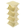 thumbnail image 1 of Leodye 5 Tier Shoe Rack - Tall Narrow Shoe Rack Organizer for Small Spaces,Closet,Corner,Doorway,Skinny Shoe Shelf Space Saving Shoe Storage,Free Stackable DIY-26.77x10.62x10.23in, 1 of 6