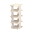 thumbnail image 1 of Leodye 5 Tier Vertical Shoe Rack - Tall Narrow Shoe Rack Organizer for Small Spaces, for Entryway,Closet,Corner,Doorway,Skinny Shoe Shelf Space Saving Shoe Storage-22.44x10.24x10.24in, 1 of 6