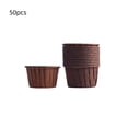thumbnail image 1 of Leodye 50 Sets Disposable Cupcake Cups - Lidless Baking Paper Boxes, Heat-resistant Packaging -2.56×1.97x1.57in, 1 of 6
