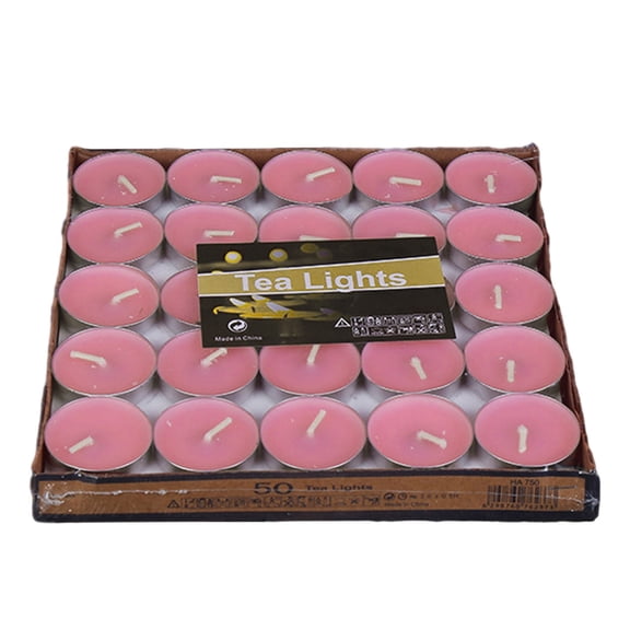 Leodye 50PCS Floating Tea Lights - Mini Votive Candles, for Wedding/Romantic Valentine’s Day