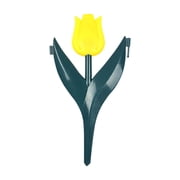 Leodye 6PCS Plastic Garden Edging, flower bed boundary divider, durable structure, for yard, walkway and outdoor greening layout -11.42   5.91 in