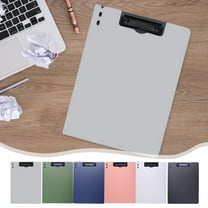 Leodye A4 Binder Clipboards ,Heavy Duty Plastic Storage Clipboard with Low Profile Clip,Smooth Writing Clip Board for office