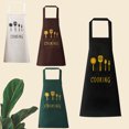 thumbnail image 1 of Leodye Apron with Pockets for Women Ladies Men Chef Kitchen Cooking Baking, 1 of 2