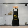 thumbnail image 1 of Leodye Apron with Pockets for Women Ladies Men Chef Kitchen Cooking Baking, 1 of 2